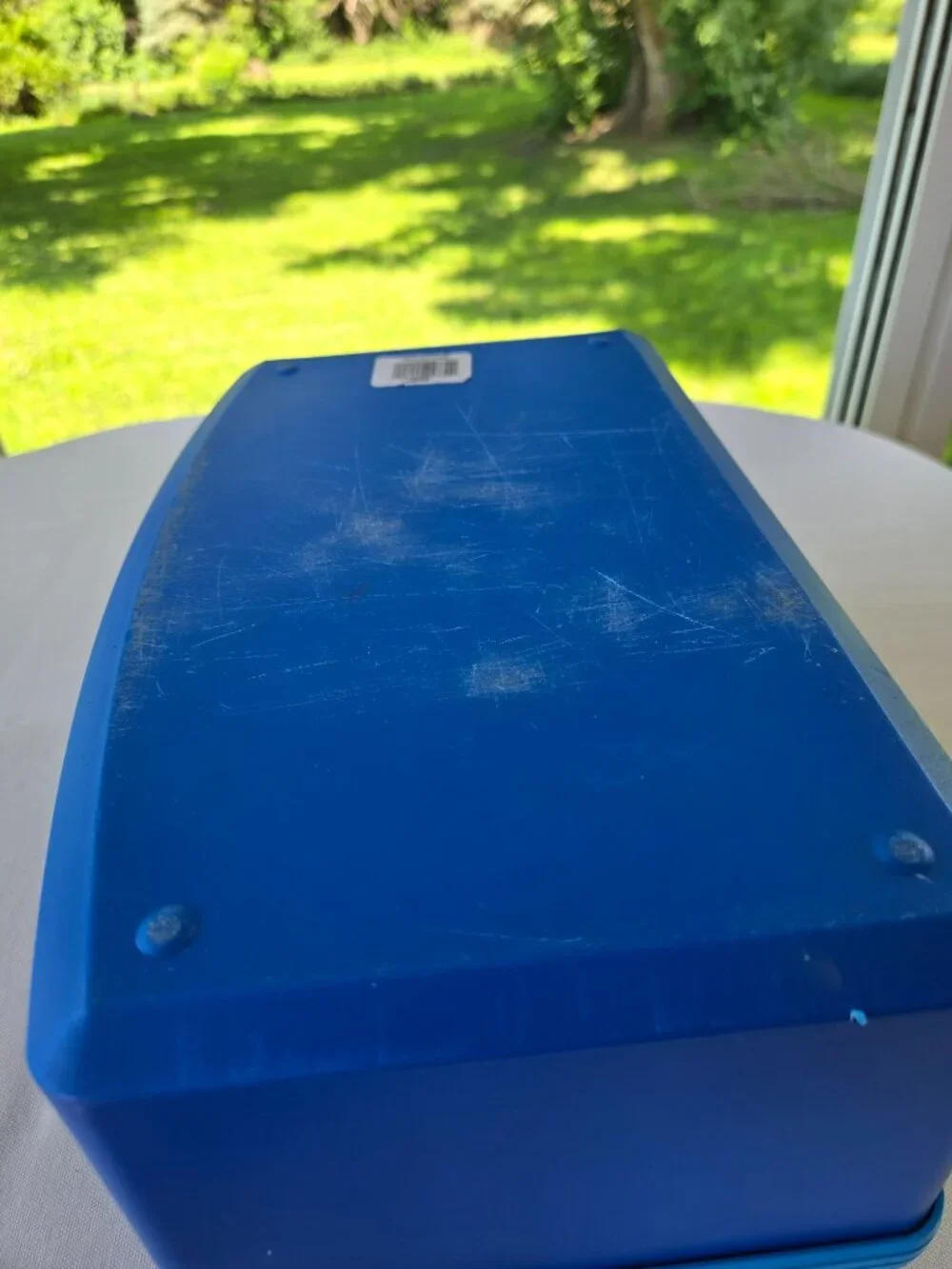 Vintage Caboodles Cosmetic Carry Case Organizer 2770 Blue and Purple
